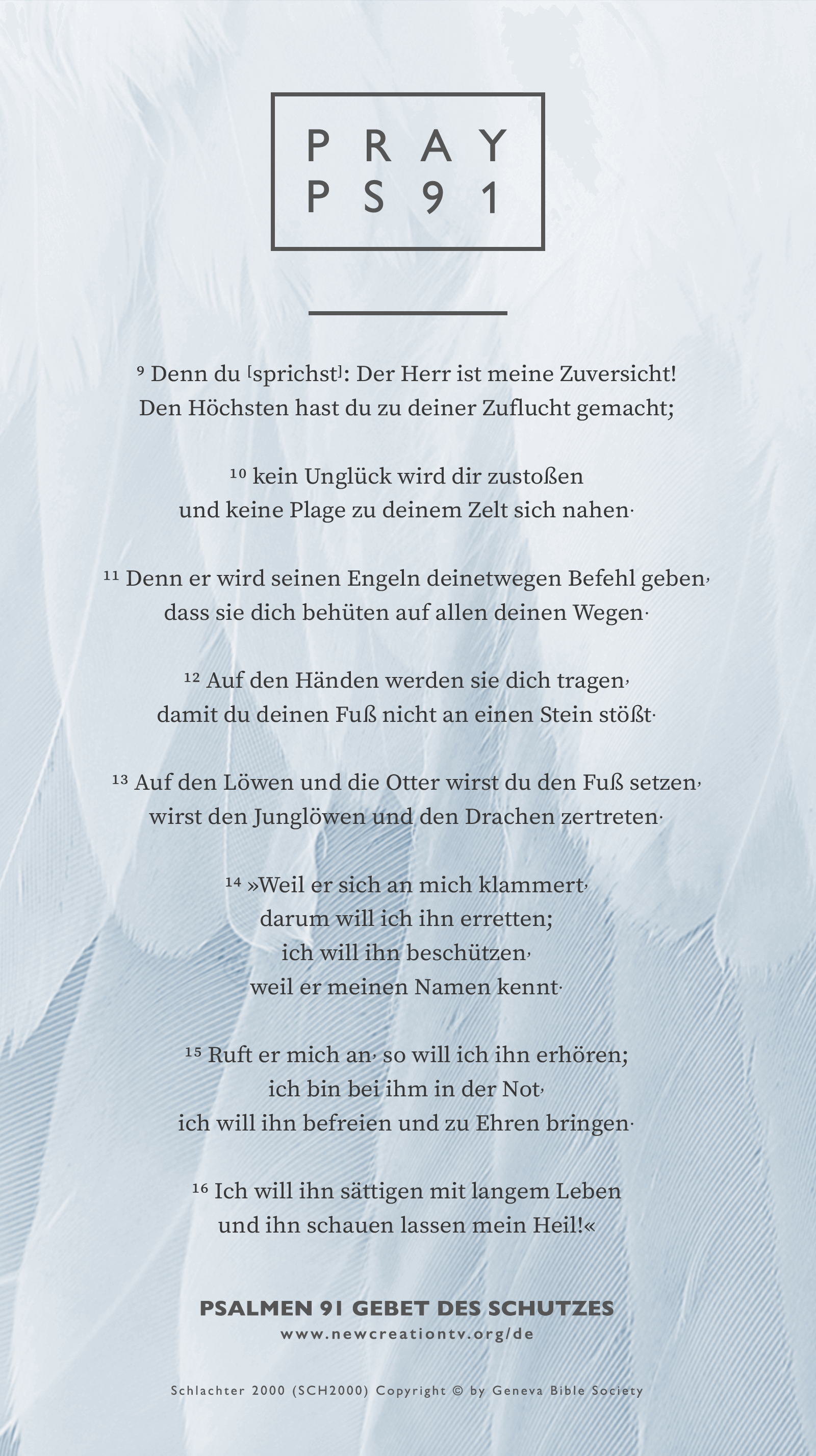 Ps-91_DE_9-to-16 Gottes Versprechen &ndash; Bibelverse zur Ermutigung | New Creation TV